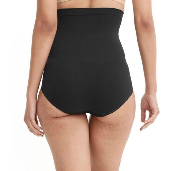 JOCKEY ESSENTIALS NWT women’s nude & gray seam free slimming shorts and high wai - Picture 10 of 10